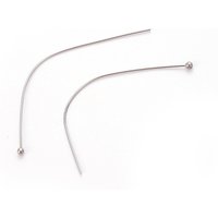 Tarnish Resistant 304 Stainless Steel Ball Head Pins, 49x0.5mm