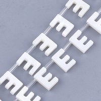 Freshwater Shell Beads, Top Drilled, Letter E, 10x7x3mm — Jewelry Beads