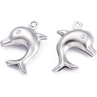 Dolphin 304 Stainless Steel Pendant, Tarnish Resistant