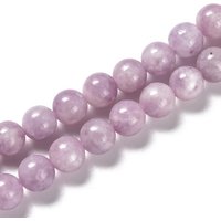 Natural Lepidolite Beads Strands, Round, 6-7mm, 60pcs/strand — Jewelry Beads