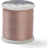 Miyuki Beading Nylon Thread B, Dark Salmon, 55 Yards, 0.16mm — Chains, Wire & Cord