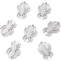 Charms Araignées en Acier Inoxydable 304 pour Halloween — Breloques et pendentifs