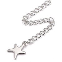 304 Stainless Steel Chain Extender with Starfish Charms — Jewelry Findings