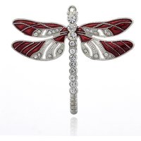 Pendentif Libellule en Alliage Émaillé avec Rhinestones — Breloques et pendentifs