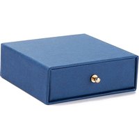 Boîte à bijoux en papier carrée avec rivet en laiton pour cadeaux de bijoux — Boîte à bijoux