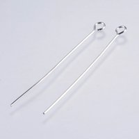 Tiges à œil en acier inoxydable 304, non ternissables, 40mm — Accessoires pour bijoux