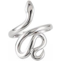 Bague ouverte large en acier inoxydable 304 serpent pour femmes — Bijoux fantaisie