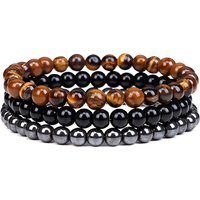 Ensemble de Bracelets Élastiques en Pierre Naturelle - 3Pcs — Bracelet Femme