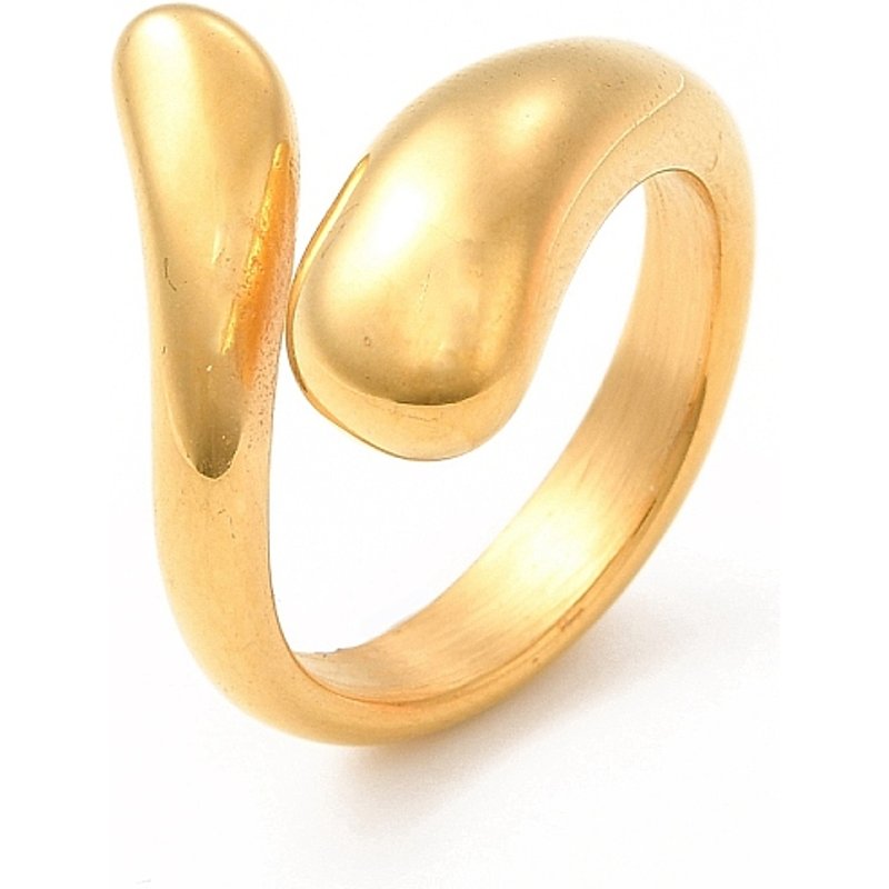Bagues en acier inoxydable 304 avec plaquage ionique pour femmes et hommes — Bijoux fantaisie