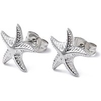 304 Stainless Steel Starfish Stud Earrings for Women — Costume Jewelry