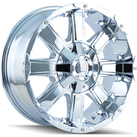 Mayhem 8030 Chaos Chrome Wheels - 20x9 - 5x127 Bolt Pattern — Wheels & Rims