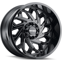 Mayhem 8112 Essex Gloss Black Milled Wheels - 20x10 - 6x135 — Wheels & Rims