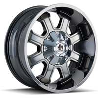 Roues Mayhem 8103 Fierce Chrome - 20x10 - Motif de boulon 6x135