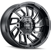 Roues Mayhem 8111 Flywheel Moulées Noires Brillantes - 20x10 - 5x127