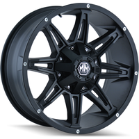 Mayhem 8090 Rampage Matte Black Wheels - 20x10 - 6x135 -25 Offset — Wheels & Rims