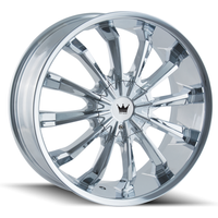 Mazzi Roue 341 Fusion Chrome 22x9.5 5x114.3 Motif de boulon 35 Offset