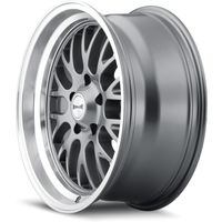 Ridler 607 Machined Gray Wheels - 20x10 - 5x120.65 Bolt Pattern — Wheels & Rims
