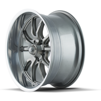 Ridler 650 Gray with Polished Finish - 20x10 Wheels - 5x120.65