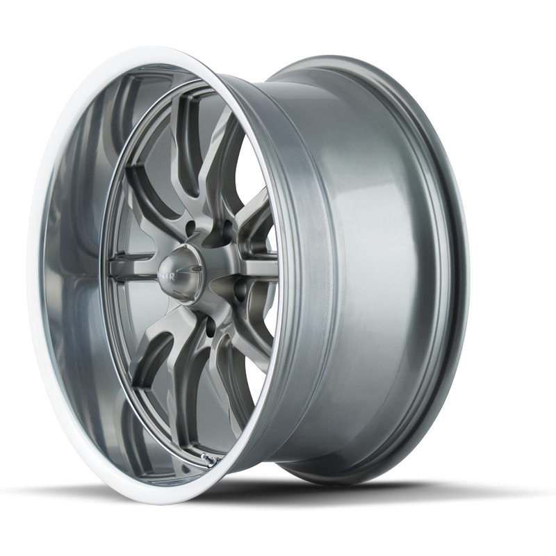 Ridler 650 Gris avec Fini Poli - Roues 20x10 - 5x120.65 — Roues et jantes
