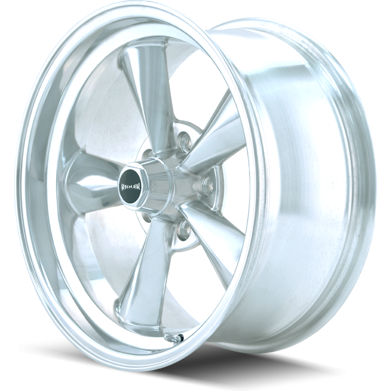 Ridler 675 Polished Wheels - 15x7 - 5x120.65 Bolt Pattern