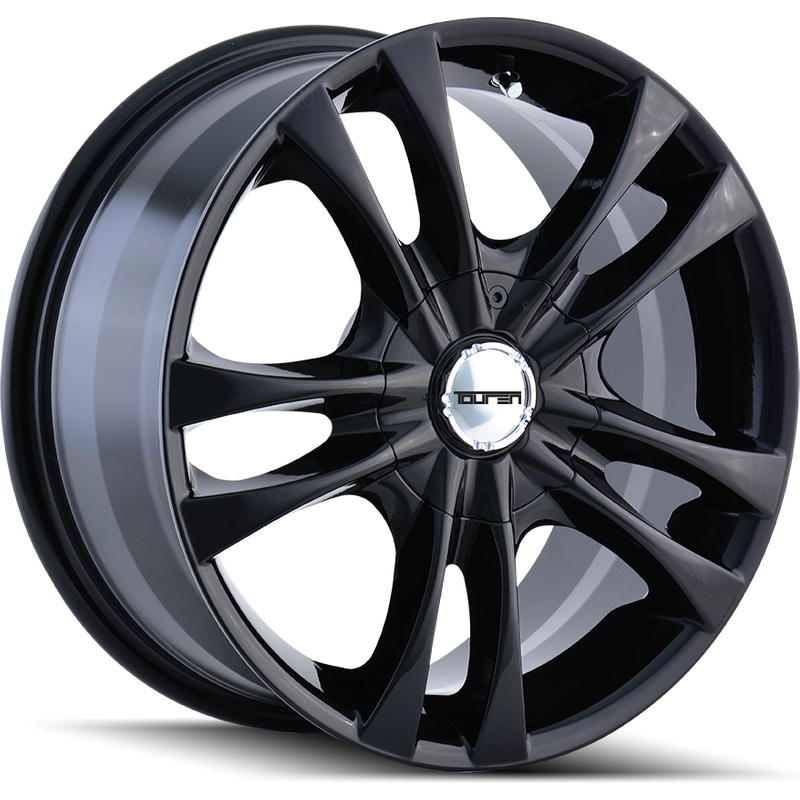 Roues Touren 3222 TR22 Noir Brillant - 14x6 - Motif de boulon 4x100 — Roues et jantes