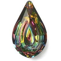 Charms en forme de goutte électroplaqués en verre K9, colorés, 76x47mm — Breloques et pendentifs