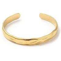 304 Stainless Steel Wave Open Cuff Bangles for Women — Bracelet Women