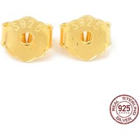 925 Sterling Silver Friction Ear Nuts for Post Earrings — Jewelry Findings