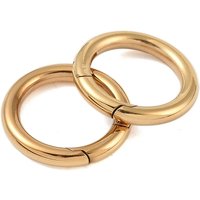 Anneaux à ressort en acier inoxydable 316 avec placage ionique, 28x3.8mm — Accessoires pour bijoux