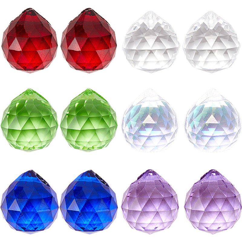 Pendentifs en Prisme de Verre en Boîte de 20 Pièces pour Décor et Lustre — Breloques et pendentifs