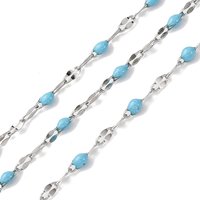 304 Stainless Steel Link Chains with Spool, Soldered, Golden & Steel Blue — Chains, Wire & Cord