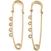 Épingles de sécurité en acier inoxydable 304 avec placage ionique — Accessoires pour bijoux