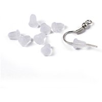 Bouchons d'oreilles en plastique, supports de boucles d'oreilles, 9000pcs — Accessoires pour bijoux