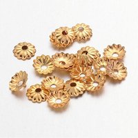 Capsules de Perles en Fer Doré, 5mm de Diamètre, 330 Pièces — Perles à bijoux