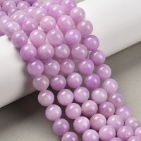 Fils de Perles en Jade Jaune Teinté Naturel, Ronds, 10mm, Orchidée Moyenne — Perles à bijoux