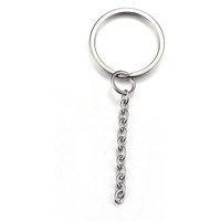 304 Stainless Steel Split Key Rings - Keychain Clasp Findings — Jewelry Findings