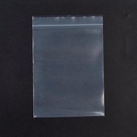 Plastic Zip Lock Bags, Resealable Packaging, 100pcs, 13x9cm — Jewelry Display & Storage