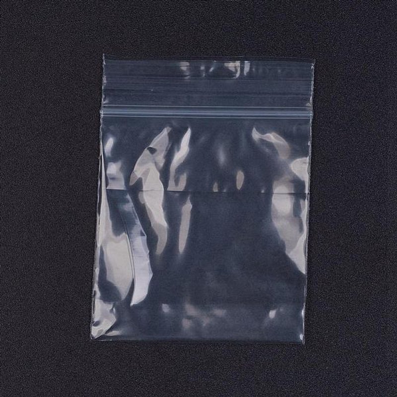 Sacs en plastique à fermeture éclair, sacs réutilisables, 100pcs — Rangement et présentation