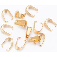 Bails dorés en acier inoxydable 201 pour pendentifs — Accessoires pour bijoux