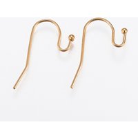 Crochets de Boucles d'Oreilles en Acier Inoxydable 316, Plaqué Or 18K — Accessoires pour bijoux
