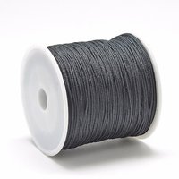 Nylon Thread Chinese Knotting Cord Black 1mm 284.33 Yards