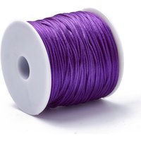 Nylon Rattail Satin Cord, Mauve, 1mm, 76.55 yards