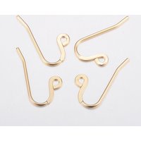 Crochets de Boucles d'Oreilles Français en Acier Inoxydable 304 avec Boucle Horizontale — Accessoires pour bijoux