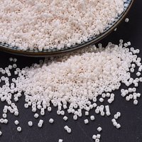 Perles Miyuki Delica, Cylindre, Perles de Semence Japonaises, Blanc Opaque, 11/0 — Perles à bijoux