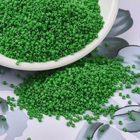 Perles Miyuki Delica, Vert Opaque, 11/0, DB0724, 2000pcs/10g — Perles à bijoux