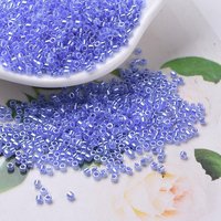 Miyuki Delica Beads, Dark Sky Blue Ceylon, 11/0, DB0240 — Jewelry Beads