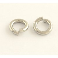 Anneaux ouverts en acier inoxydable 304, diamètre de 10mm, 12 Gauge — Accessoires pour bijoux