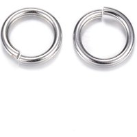Anneaux de saut en acier inoxydable 304 résistant au ternissement 12 Gauge 14x2mm — Accessoires pour bijoux