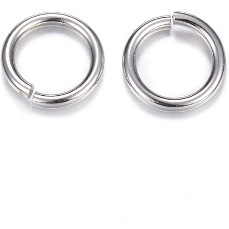 Anneaux de saut en acier inoxydable 304 résistant au ternissement 12 Gauge 14x2mm — Accessoires pour bijoux