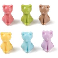 Perles Opaques en Acrylique pour Chatons, Couleurs Mélangées, 860 Pièces — Perles à bijoux